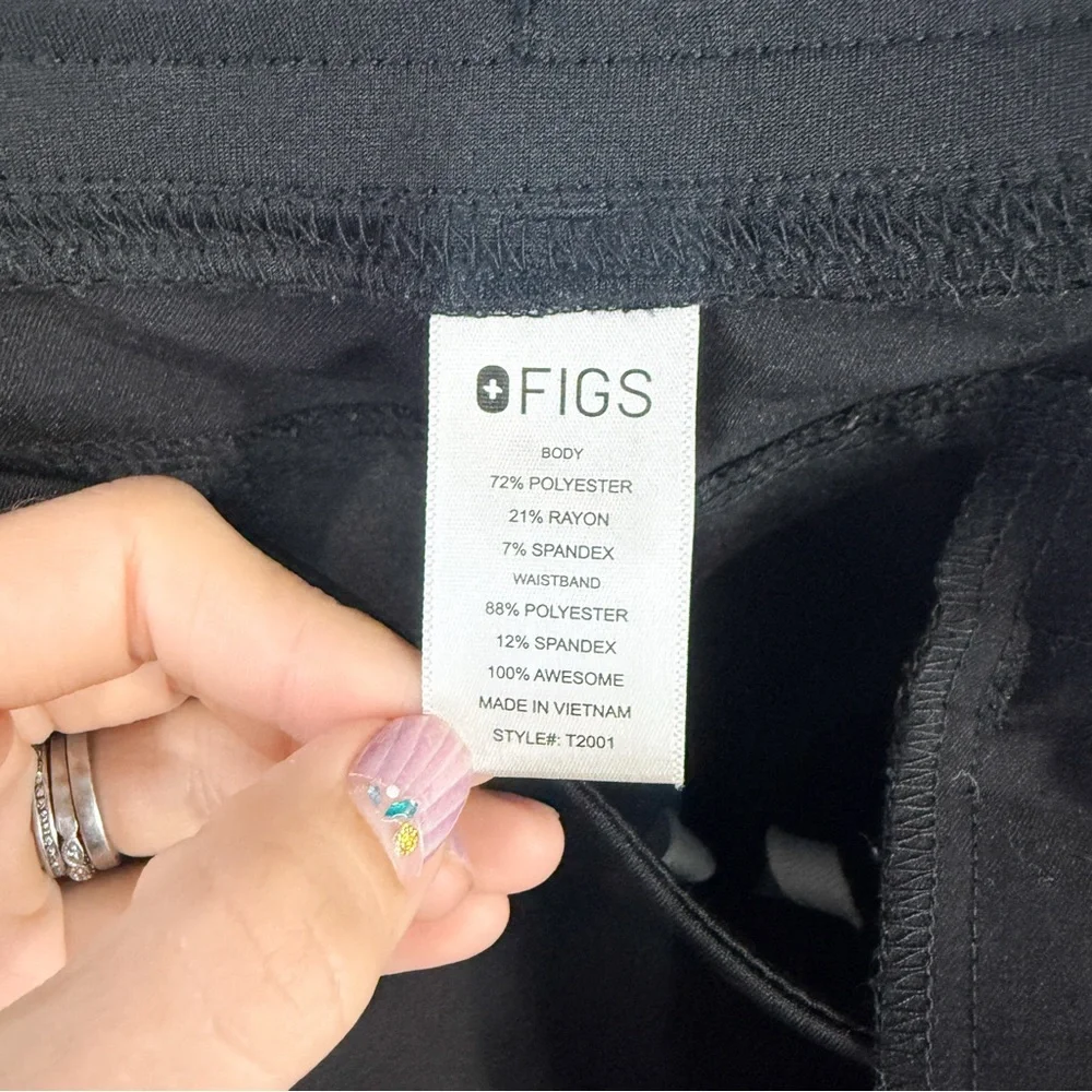 Figs Axim™ Cargo Scrub Pants | Black | Size XL | EUC